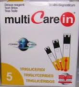 biochemical system intern. spa multicare in trigliceridi  5 strisce