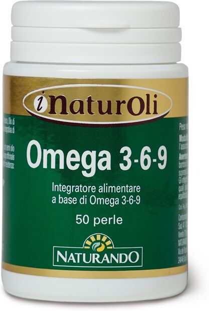 naturando srl naturando omega 3-6-9 - integratore di acidi grassi essenziali - flacone da 50 perle