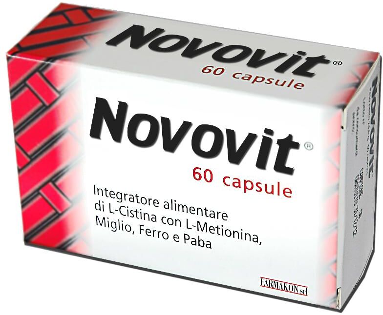 farmakon srl novovit 60 capsule - integratore multivitaminico e multiminerali