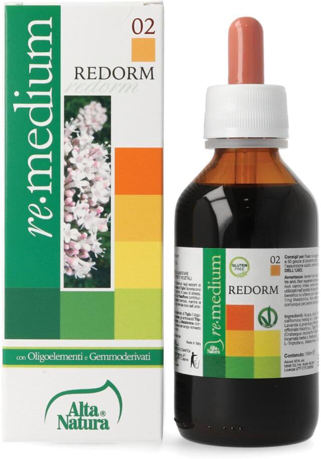 alta natura-inalme srl remedium 02 redorm - integratore per il sonno 100 ml