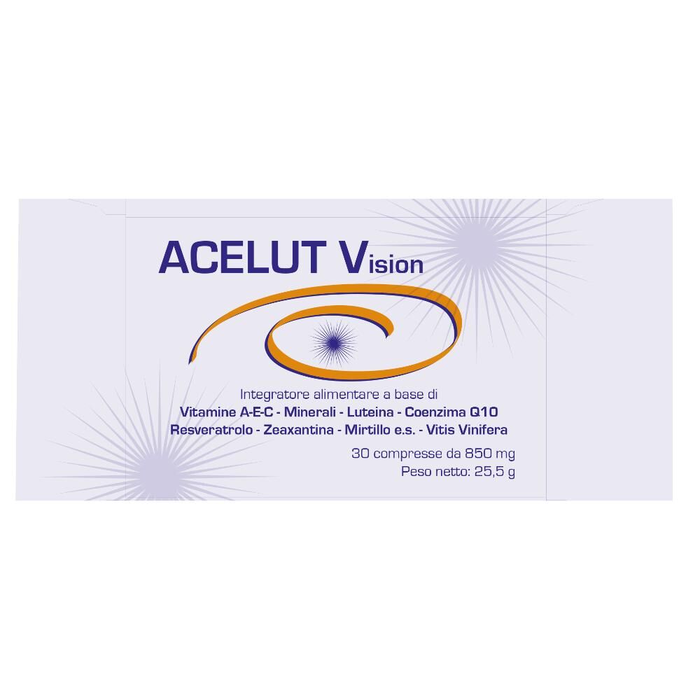 quality farmac acelut vision 30 compresse - integratore per la salute oculare