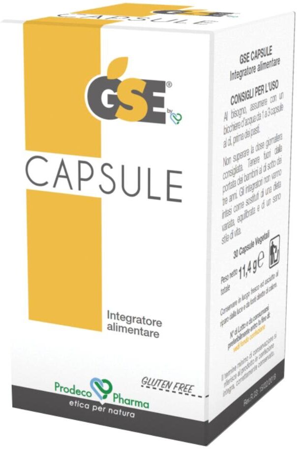 prodeco pharma srl gse capsule integratore per equilibrio microbico - 60 capsule vegetali