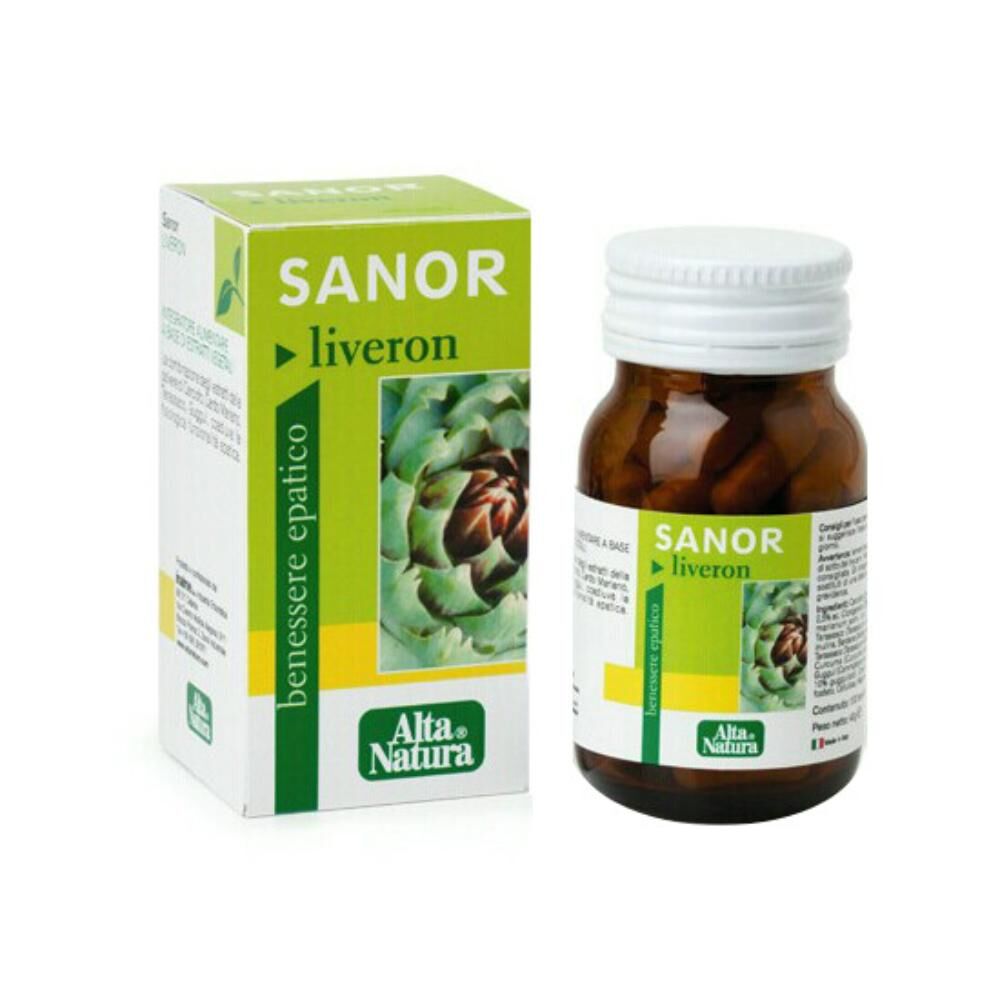 alta natura-inalme srl sanor - liveron 100 tavolette 400 mg