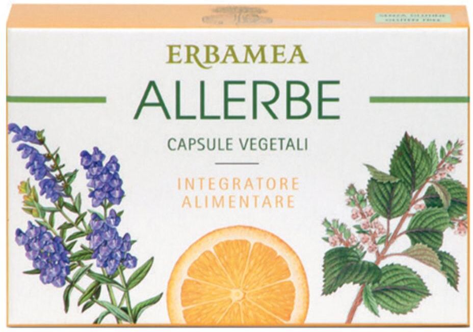 erbamea srl allerbe - integratore alimentare per le difese dell'organismo - 24 capsule