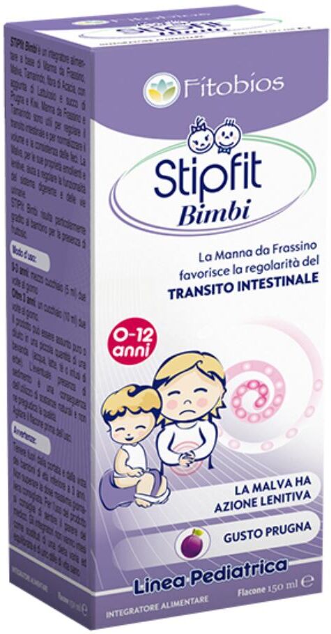 fitobios srl stipfit bimbi sciroppo 150ml - sciroppo naturale per il benessere dei bambini