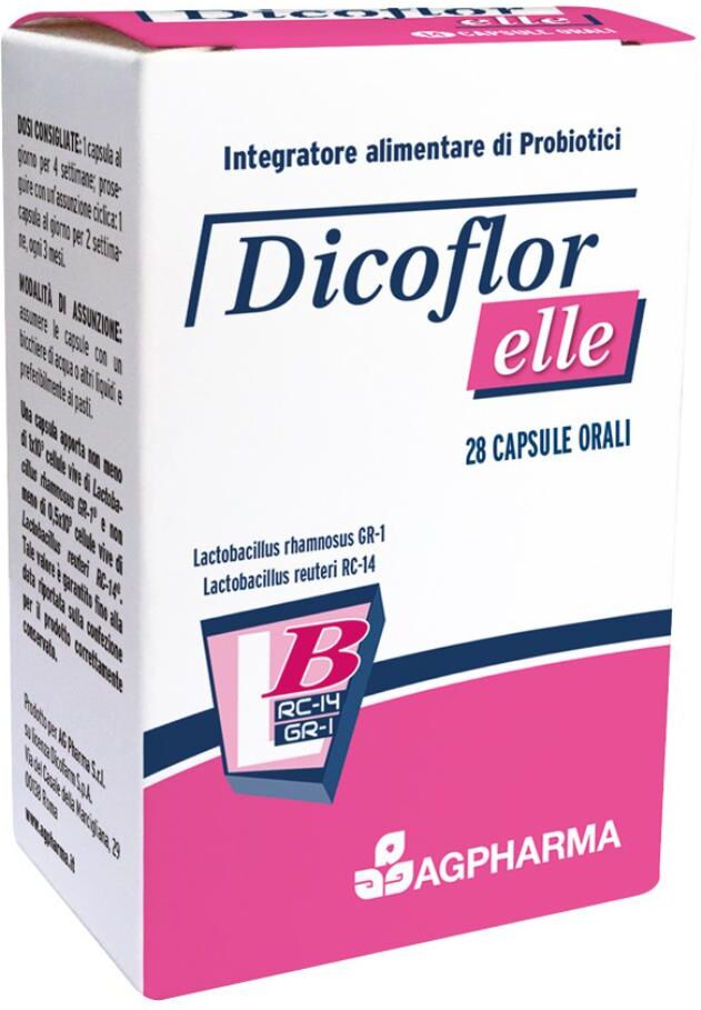 ag pharma srl dicoflor elle - equilibrio della flora batterica intestinale 28 capsule