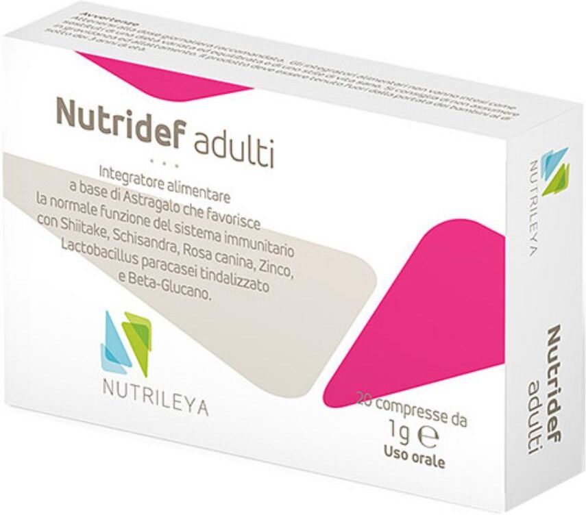 nutrileya srl nutridef adulti 20cpr