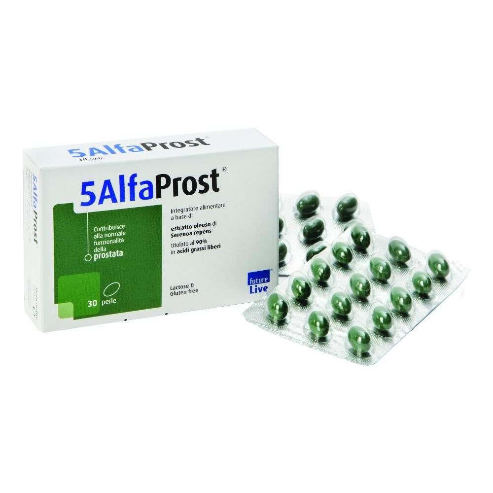 future live srl 5alfaprost 30 perle - integratore a base di olio di semi di zucca per il tuo benessere prostatico