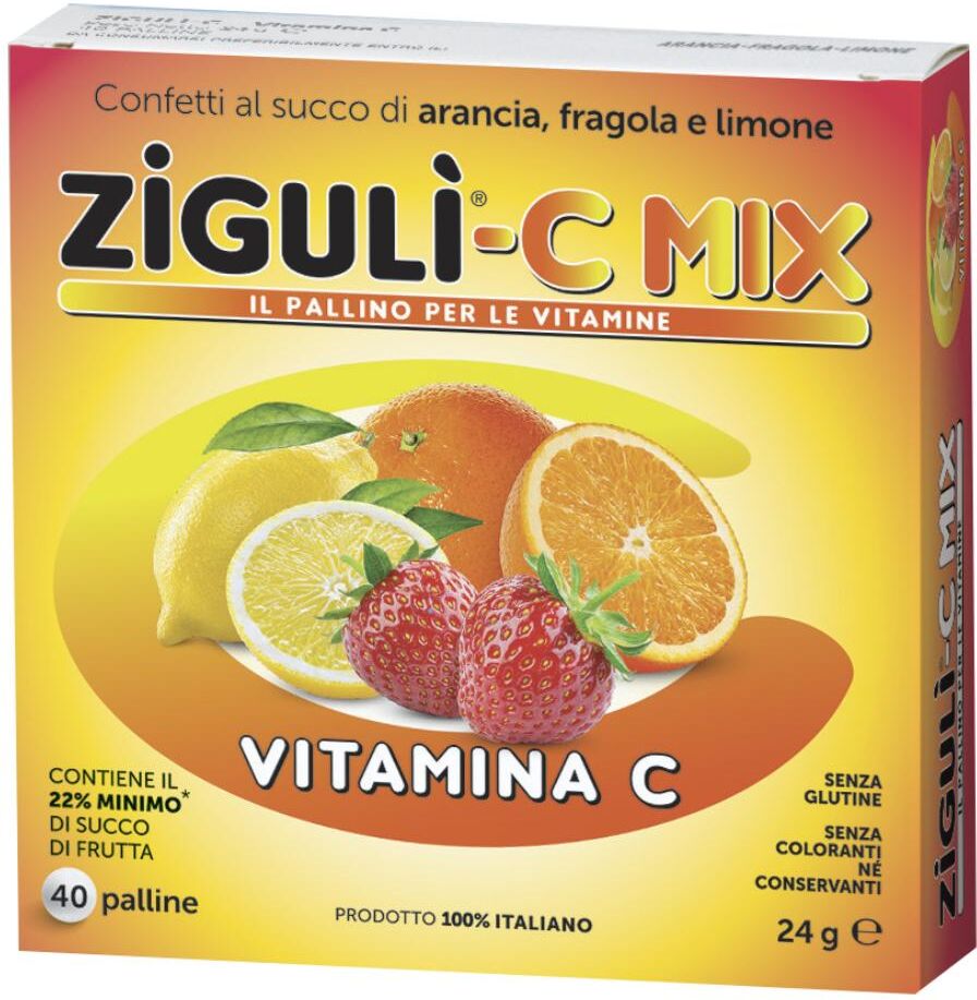 falqui prodotti farmac. srl ziguli-c mix 40palline 24g