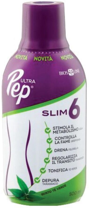 bios line spa ultra pep slim 6 tè verde 500ml - integratore per la perdita di peso