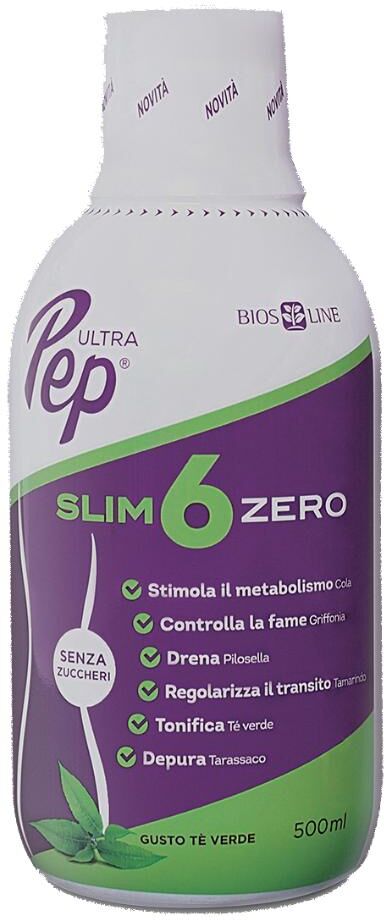 bios line spa ultra pep slim 6 zero tè verde 500ml - integratore per la perdita di peso