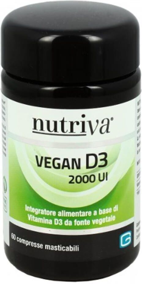 giuriati group srl giuriati - nutriva vegan d3 60 compresse da 530 mg