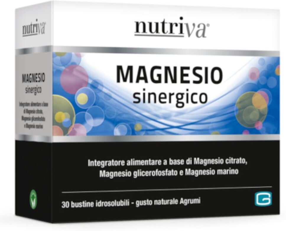 giuriati group srl giuriati - nutriva magnesio sinergico integr. aliment. 30 bust.