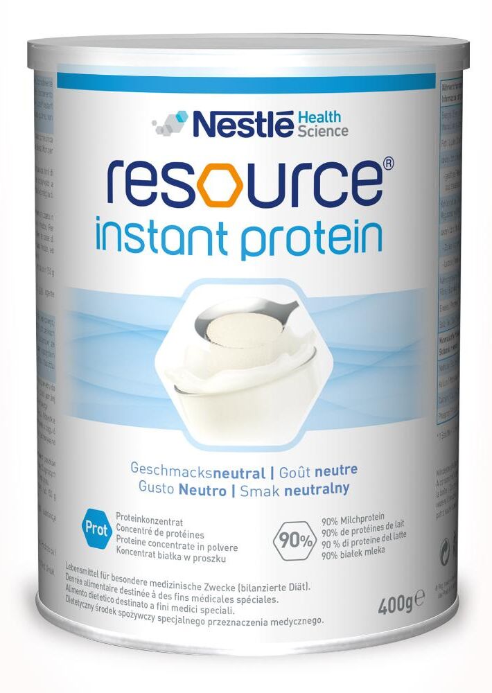 nestle health nestlé resource instant protein 400g - integratore proteico istantaneo per il tuo benessere