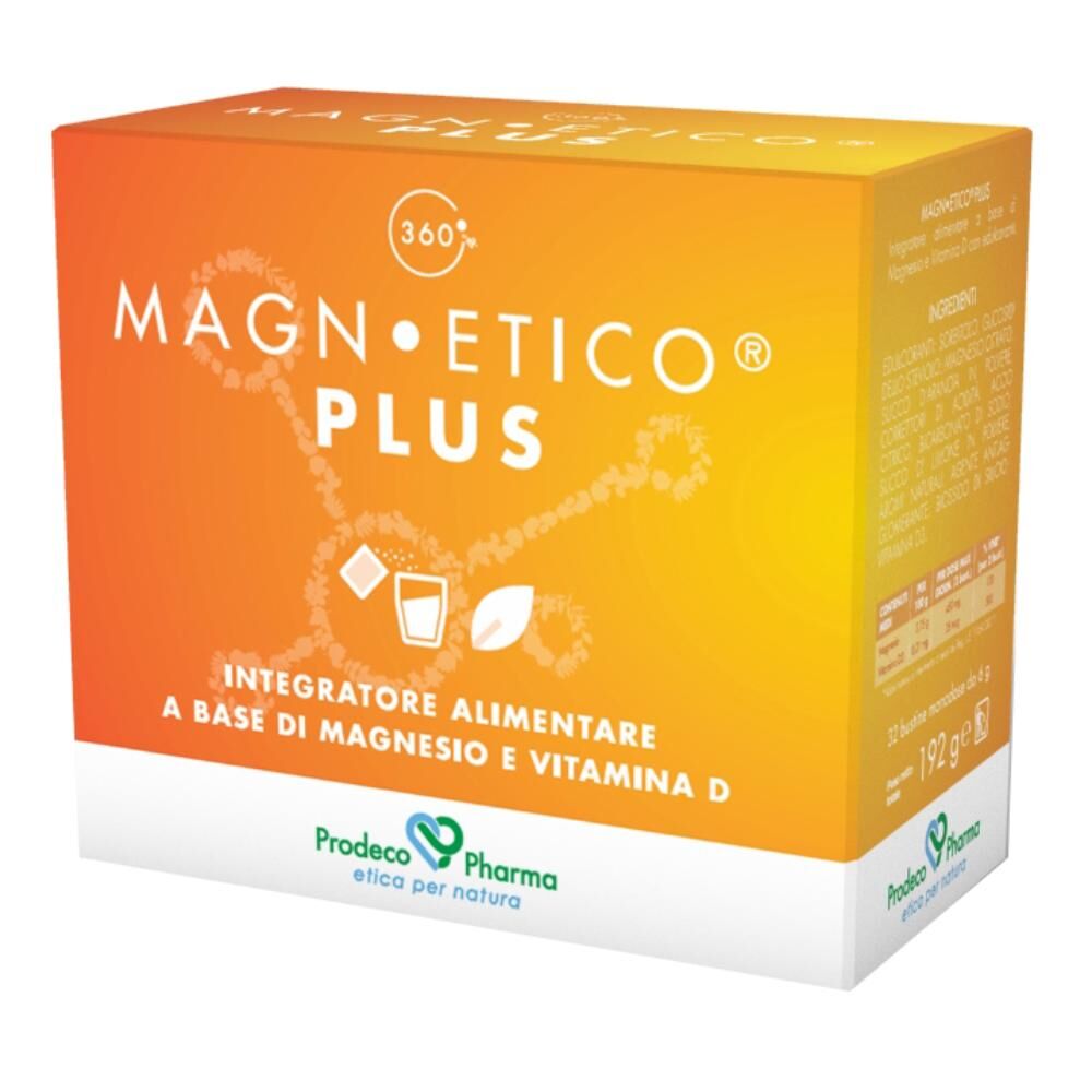 prodeco pharma srl magnetico plus integratore contro stanchezza e affaticamento 32 bustine