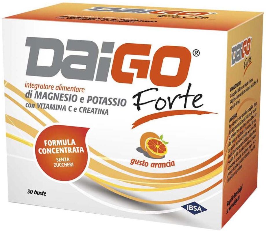 ibsa farmaceutici italia srl daigo forte magnesio e potassio 30 buste - integratore equilibrio elettrolitico con creatina e vitamina c