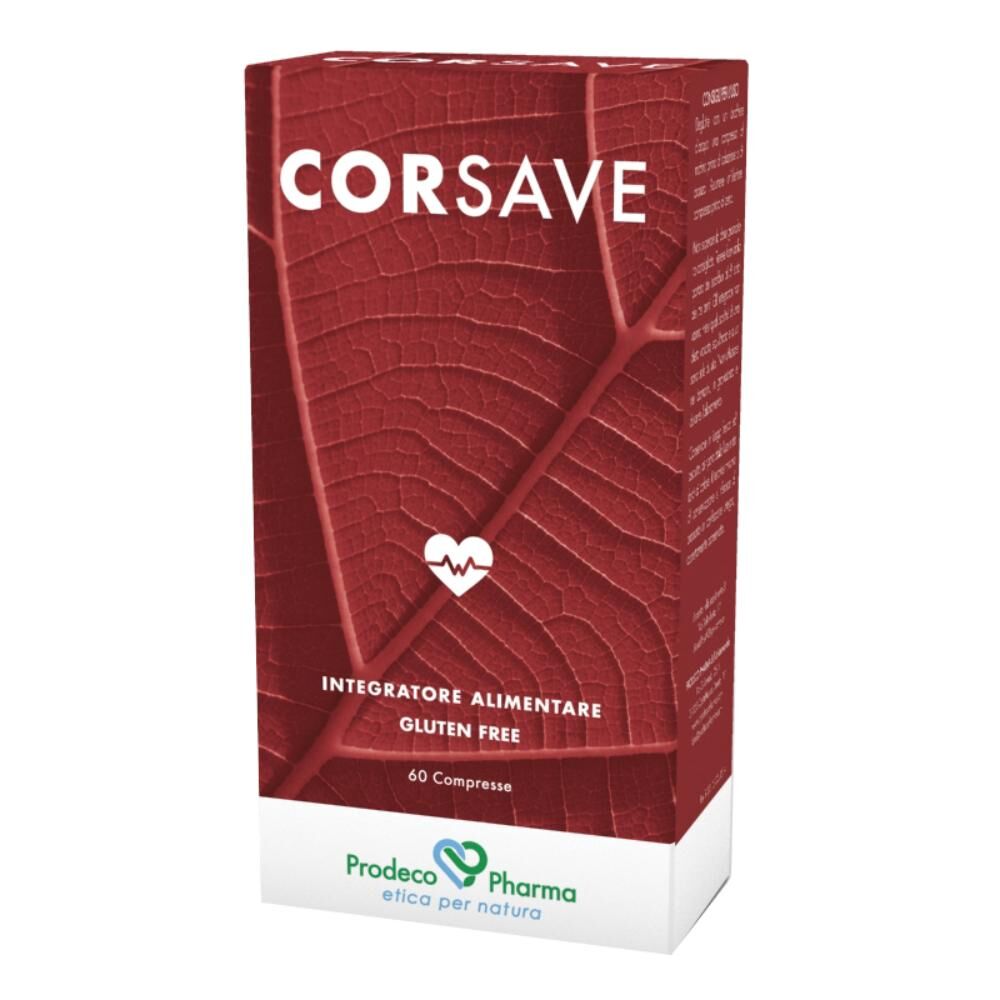 prodeco pharma srl corsave 60 compresse - integratore con tè verde, coleus e quercetina per il benessere cardiovascolare
