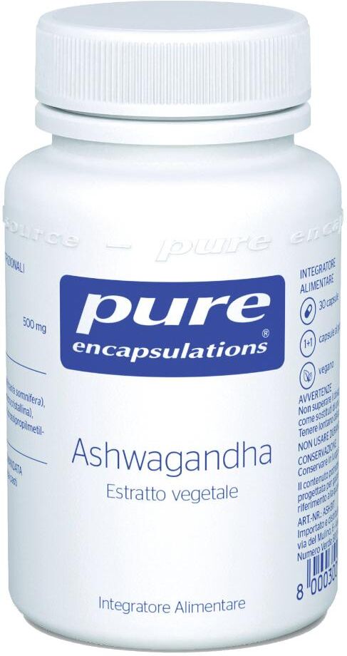 nestle' italiana spa nestlé - pure encapsulations ashwagandha 30 capsule integratore per il benessere