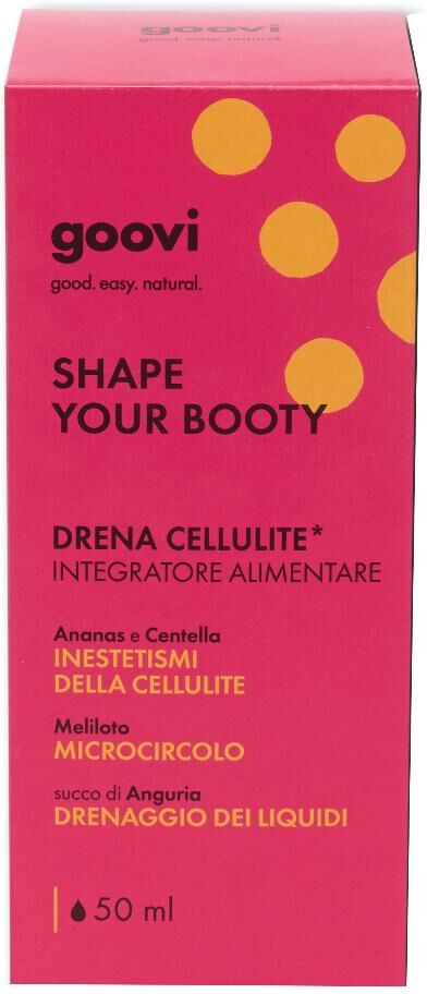 the good vibes company srl goovi shape your booty - drena cellulite 50 ml