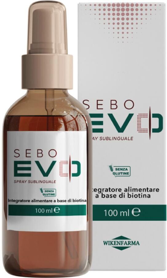 wikenfarma srl sebo evo spray 100ml - trattamento per il controllo dell'eccesso di sebo