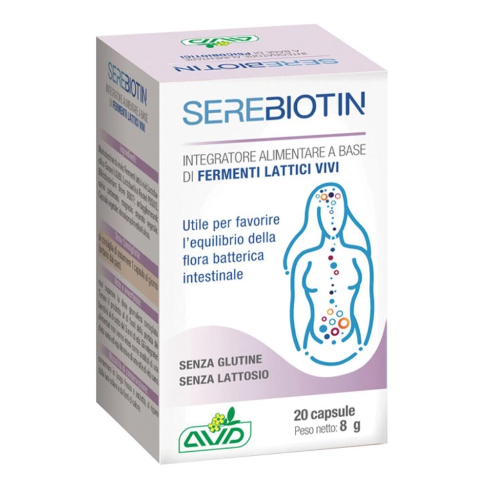 a.v.d. reform srl serebiotin - integratore di fermenti lattici probiotici per donne in gravidanza e allattamento