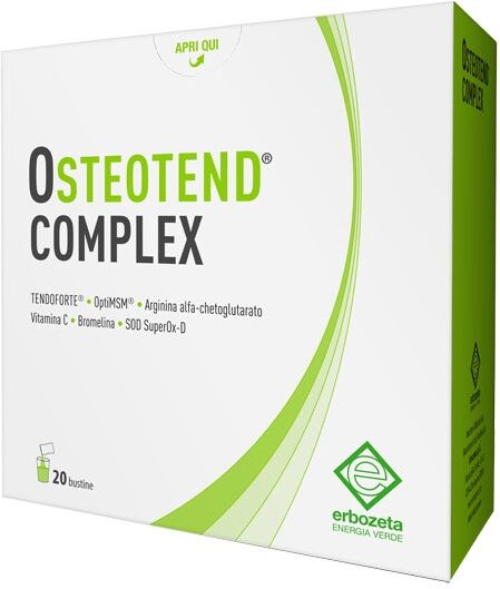 Erbozeta Elp Osteotend Complex 20 Bustine - Integratore Alimentare per la Salute delle Articolazioni e dei Tessuti Connettivi