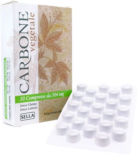 Sella Carbone Vegetale 50 Compresse