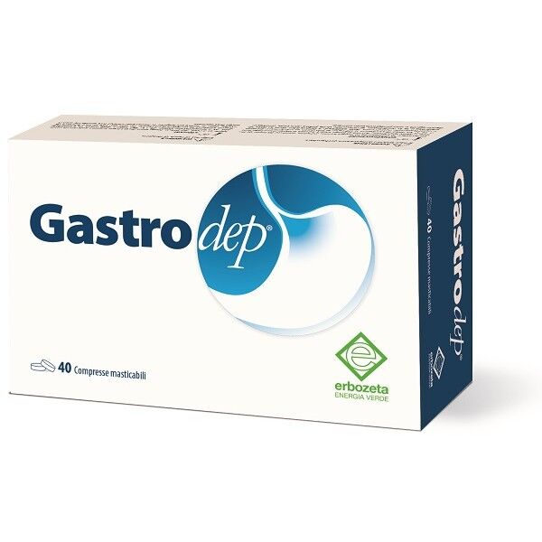Erbozeta Spa Gastrodep 40 compresse masticabili - Dispositivo Medico per il Reflusso Gastroesofageo