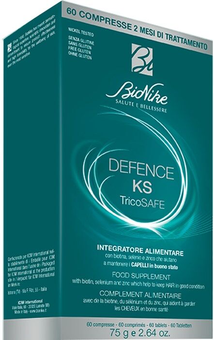 Bionike Defence KS TricoSafe - Integratore per la Cura dei Capelli - 60 Compresse