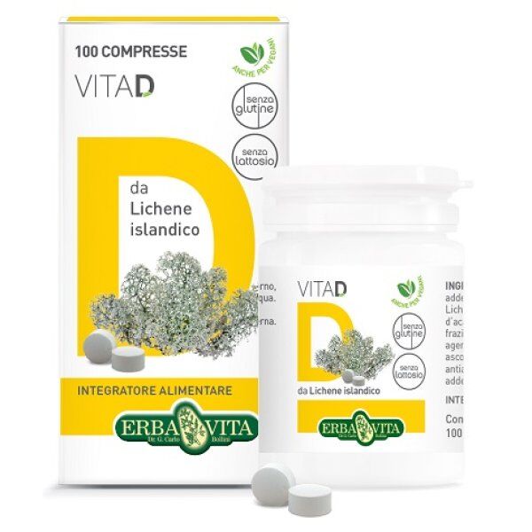 Erba Vita - Vita D 100 Compresse Orosolubili 20 g