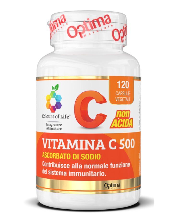 Optima Naturals Srl VITAMINA C 500 120CPS COLOURS OF