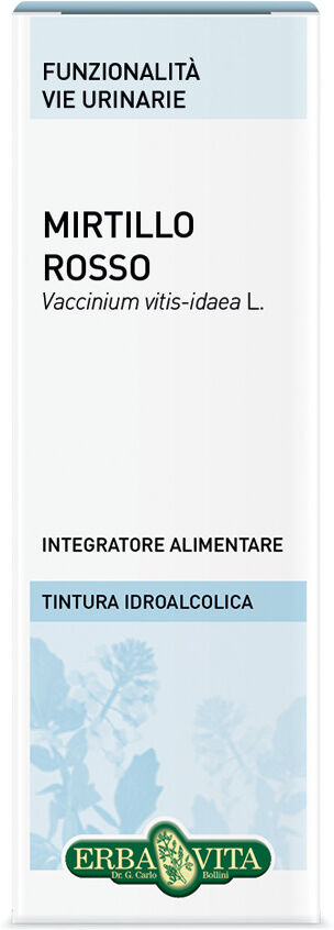 Erba Vita Mirtillo Rosso Foglie Tintura Idroalcolica 50 ml