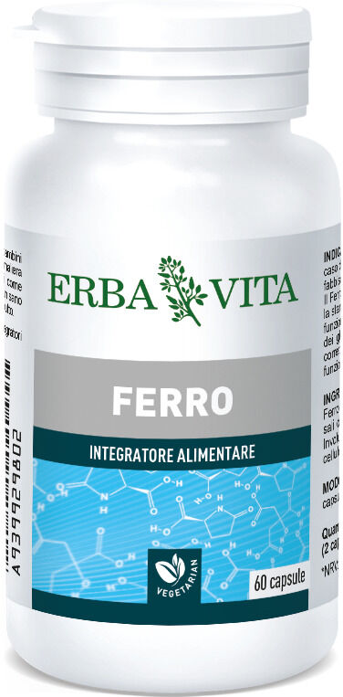 Erba Vita - Ferro Integratore ferro 60 capsule