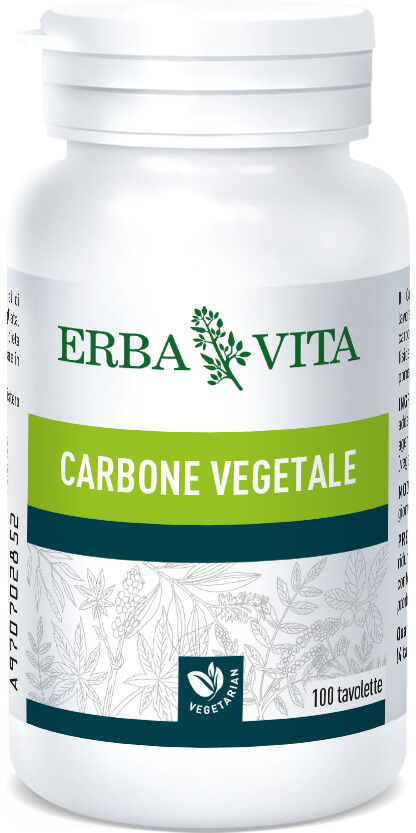 Erba Vita - Carbone Vegetale 100 Tavolette