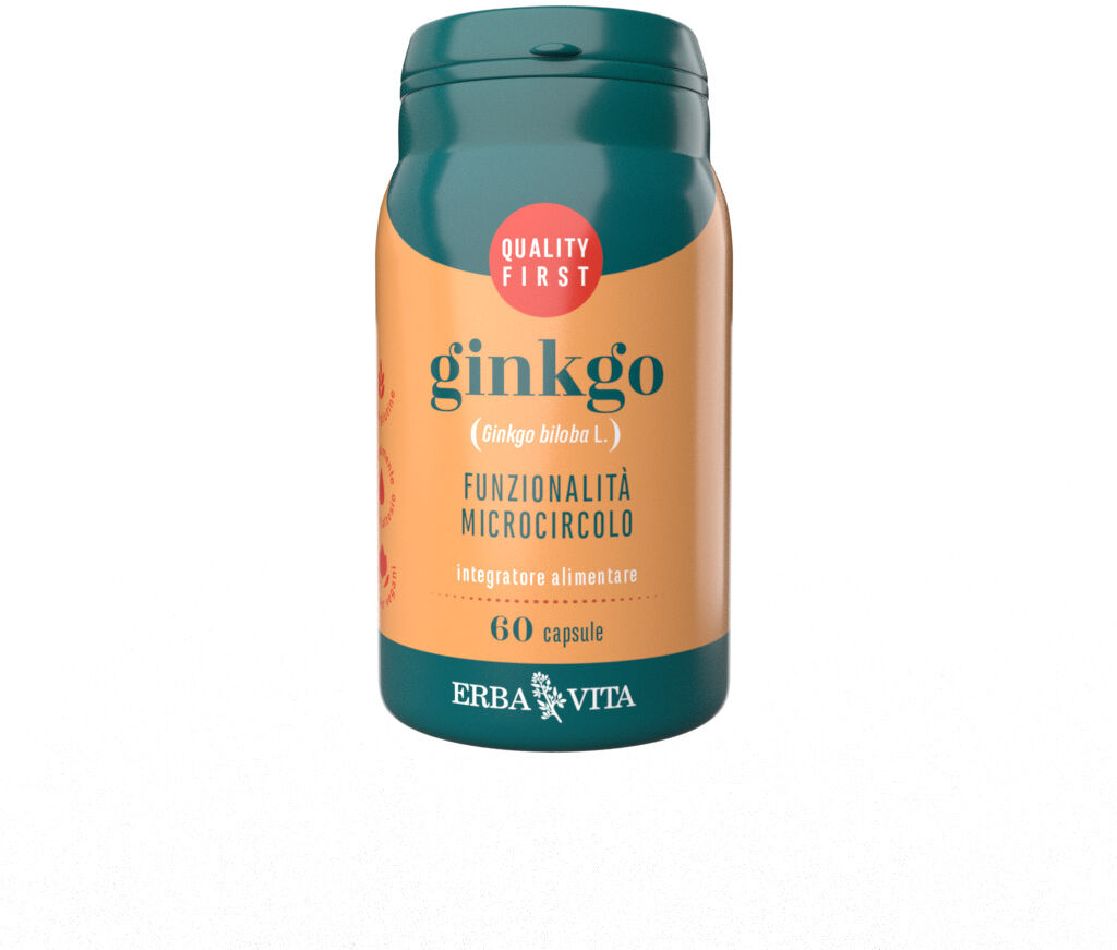 Erba Vita - Ginkgo Integratore memoria 60 capsule