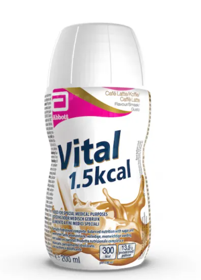 Abbott Vital 1.5 kcal - Bevanda dietetica Gusto Caffè Latte 200 ml