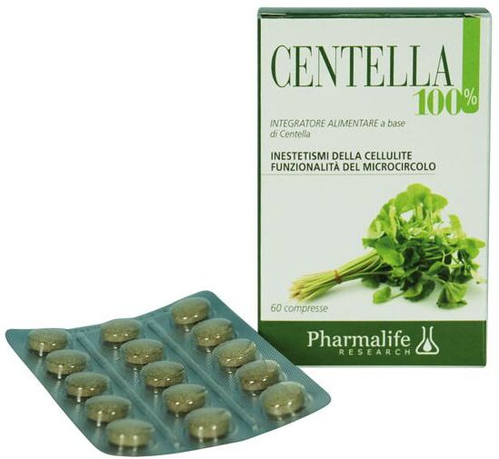 Pharmalife Research Srl Centella 100% Integratore Alimentare 60 Compresse