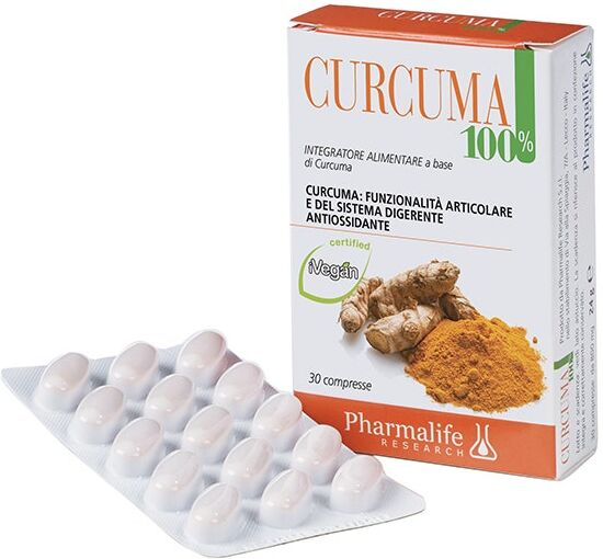 Pharmalife Research Srl Curcuma 100% - 30 Compresse