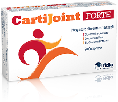 Fidia Cartijoint Forte - Integratore per le Articolazioni 20 Compresse - Supporto Naturale per Articolazioni Salutari