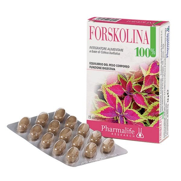 Pharmalife Research Srl Forskolina 100% - 15 Compresse