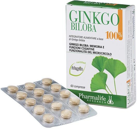 Pharmalife Research Srl Ginkgo Biloba 100% - 60 Compresse