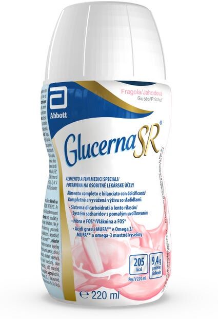 Abbott Glucerna SR - Bevanda dietetica Gusto Fragola 220 ml