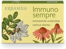 Erbamea Srl Erbamea - Immunosempre 30 Capsule Vegetali - Integratore per il Sistema Immunitario