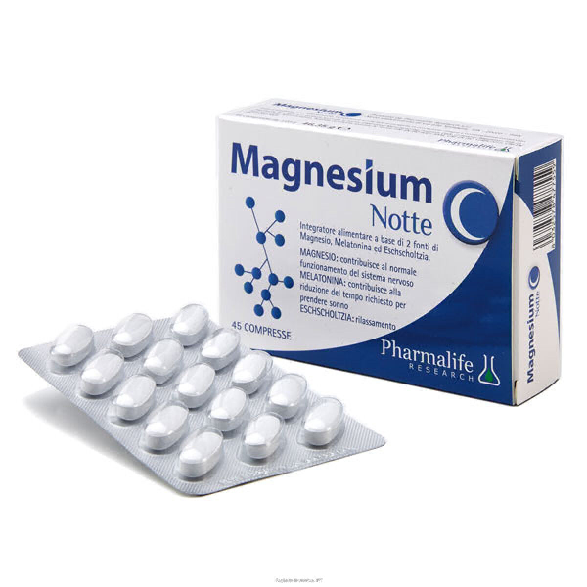 Pharmalife Research Srl Magnesium Notte Integratore Alimentare 45 Compresse