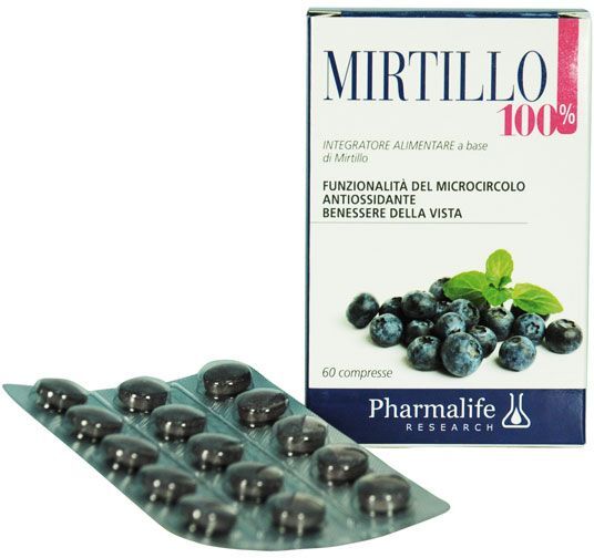 Pharmalife Research Srl Mirtillo 100% - 60 compresse