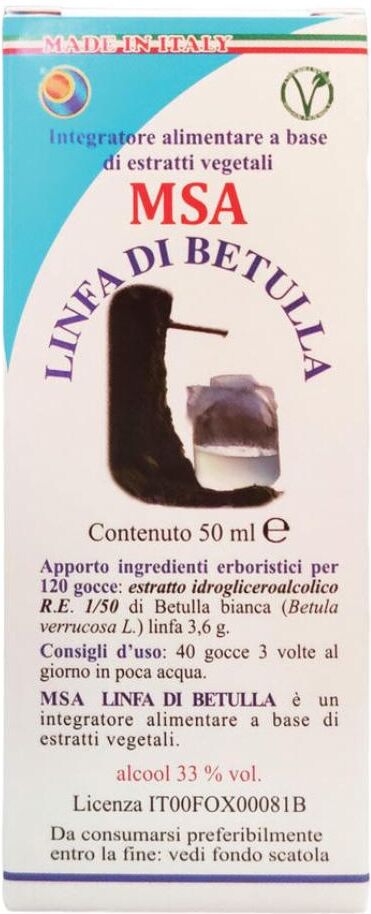 Herboplanet MSA LINFA BETULLA 50ML