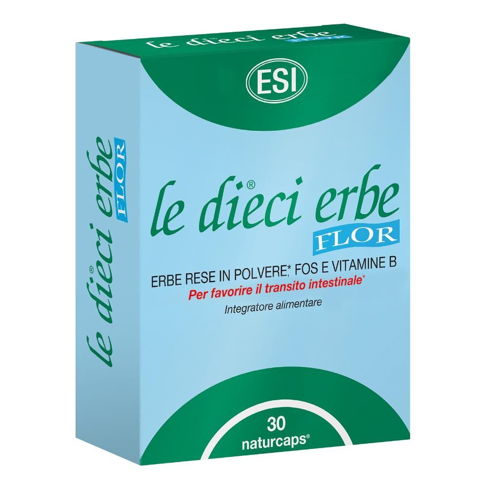 Esi Srl Esi - Erbe Flor con Prebiotico 30 Capsule