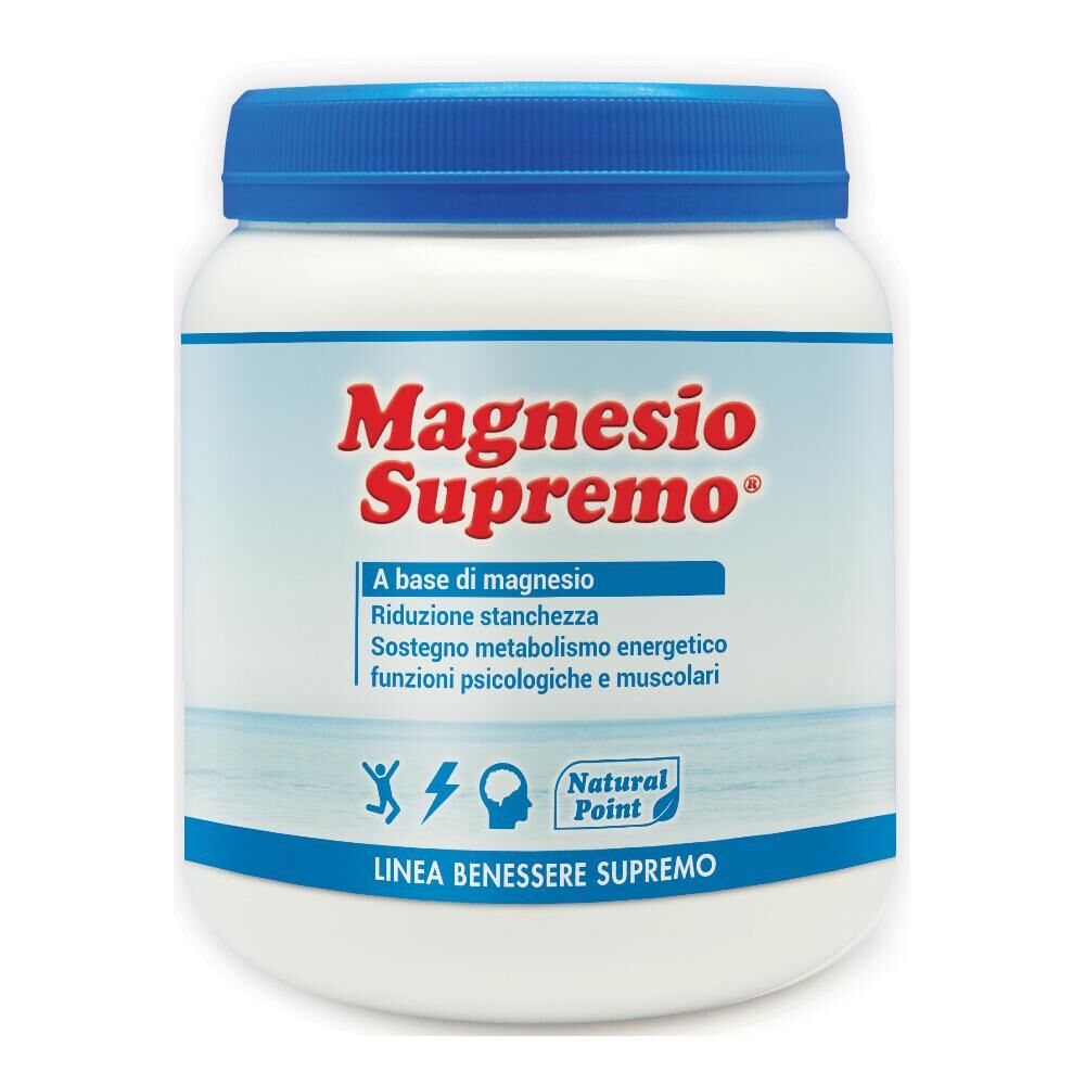 Natural Point Srl Magnesio Supremo  300 g - Natural Point - integratore alimentare - Linea Vitamine e Minerali