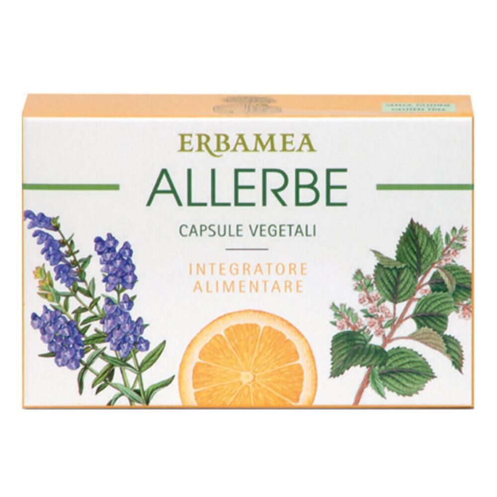 Erbamea Srl Allerbe - Integratore Alimentare per le Difese dell'Organismo - 24 Capsule