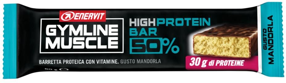 Enervit Gymline Muscle Barretta Mandorla 50% 1 Pezzo